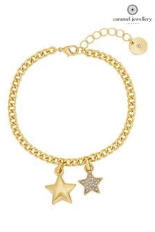 Caramel Jewellery London Gold Tone 'Starry Sky' Pavé Bracelet (Q71892) | ₪ 75