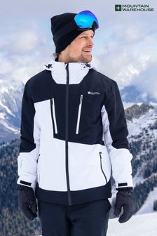 Mountain Warehouse White Mens Supernova Recycled Ski Jacket (Q71928) | SGD 265