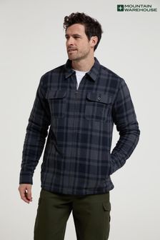 Mountain Warehouse Mens Stream II Fleece Lined Flannel Shirt