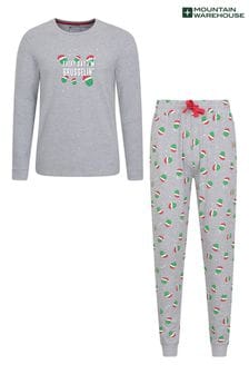 Mountain Warehouse Grey Printed Mens Pyjama Set (Q71997) | 198 QAR