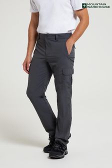 Серый - Мужские термо-брюки с УФ-защитой Mountain Warehouse Explore (Q72033) | €55
