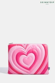 Skinnydip Pink Puffer Love Hear 13/14 Laptop Case (Q72221) | 131 LEI