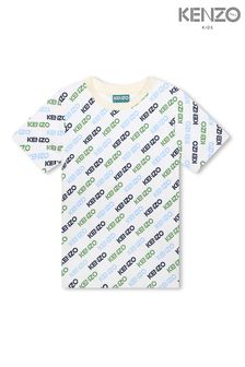 Kenzo Kids Cream s kratkimi rokavi in potiskom logotipa   (Q72598) | €83