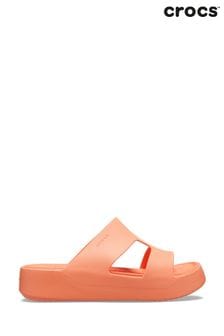 Оранжевый - Crocs сандалии с ремешками на платформе Getaway (Q72660) | €53
