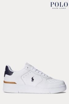 Polo Ralph Lauren Masters Court Leather Trainers (Q72797) | €165