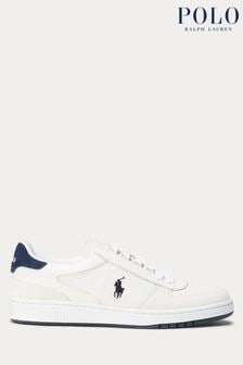 Polo Ralph Lauren Court Leather-Paneled Trainers (Q72799) | €158