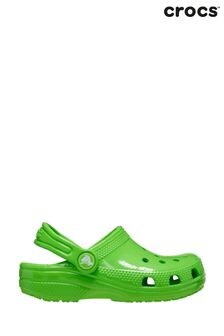 Crocs Green Classic High Shine Kids Clogs (Q72862) | $69