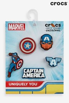 Crocs Captain America Jibbitz 5 Pack (Q72873) | $33