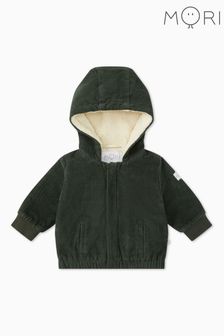 MORI Green Organic Cotton Cord Lined Jacket (Q72943) | ￥8,100