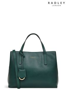 Radley London Medium Green Dukes Place Zip Top Grab Bag (Q73035) | LEI 1,307
