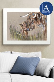 Artko White Heather and Buttercup by Louise Luton Framed Art (Q73636) | €122