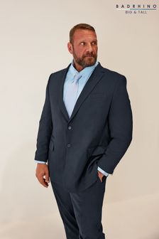 BadRhino Big & Tall Blue Long Plain Suit Jacket (Q73715) | €95