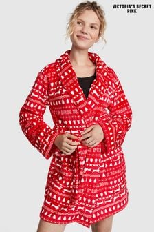 Victoria's Secret PINK Red Pepper Christmas Print Cosy Robe (Q73787) | €63