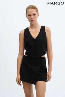 Mango Cropped Waistcoat With Buttons (Q73955) | €33