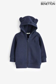 Benetton Blue Hoodie Jacket (Q73979) | CA$54