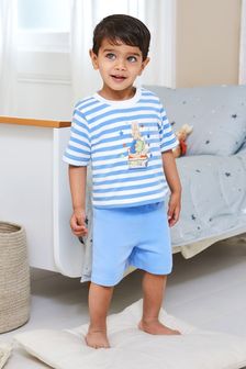 JoJo Maman Bébé Blue Peter Rabbit Jersey Pyjamas (Q74131) | SGD 45