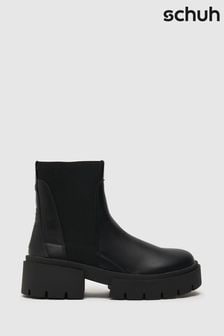 Schuh Aurora Chelsea Black Boots (Q74234) | AED250