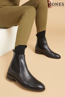 Jones Bootmaker Forget-Me-Not Pointed Toe Chelsea Black Boots (Q74267) | 152 €