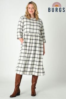 Burgs Sampford Womens Oversized Check Dress (Q74414) | $117