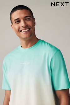 Mint Green Dip Dye T-Shirt (Q74631) | OMR9