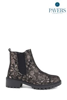 Pavers Ladies Casual Black Ankle Boots (Q74677) | 69 €