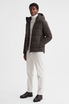 Scandinavian Edition Hooded Puffer Jacket (Q74682) | ₪ 3,012