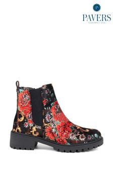 Women s Pavers Floral Flat Casual Boots Next Luxembourg