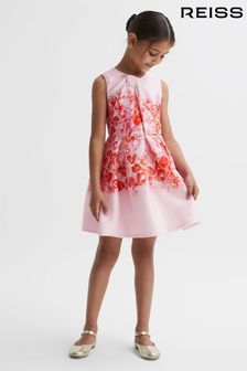 Reiss Orange Rosalind Junior Scuba Floral Print Dress (Q74790) | 404 QAR