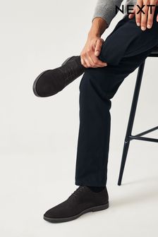 أسود - أحذية ديربي جلد كاجوال أنيق (Q75089) | 283 ر.س