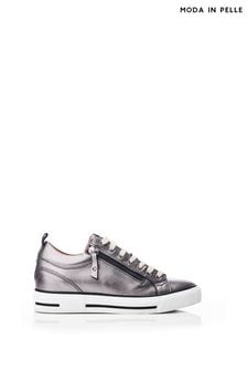 Moda in Pelle Brayleigh Hidden Wedge Trainers With Contrast Counter and Tassle Z (Q75207) | €184