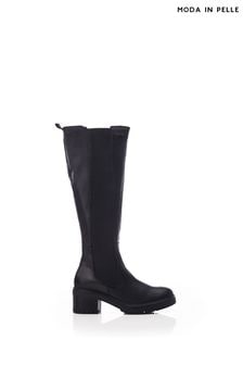 Moda in Pelle Linettie Long Chelsea Block Heel Boots (Q75258) | ₪ 1,036