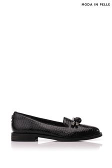 Moda In Pelle Elaina Chunky Knot Trim Clean Loafers (Q75315) | ‏246 ‏₪