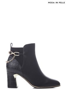 Moda in Pelle Klarisa Swoosh Heel Smart Ankle Boots (Q75457) | €83