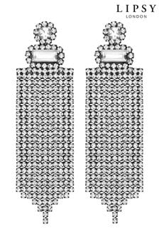 Lipsy Jewellery Black Diamante Shower Drop Earrings (Q75611) | 62 zł