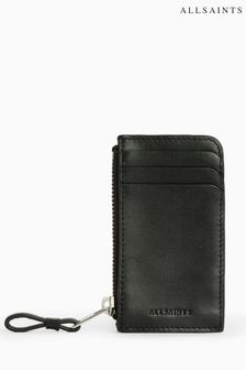 AllSaints Black Isamu Zipped Card All-In-One (Q75618) | $77