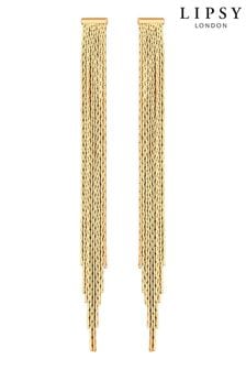 Zlata - Lipsy Jewellery vpadljivi uhani s kačjim vzorcem (Q75634) | €11