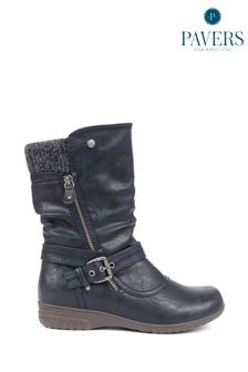 Pavers Slouch Calf Boots (Q75653) | kr623