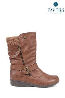 棕色 - Pavers 松垮风筒靴 (Q75681) | NT$2,240