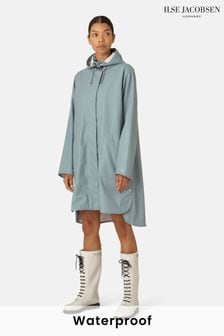 أزرق - Ilse Jacobsen Waterproof Loose Fit A Shape Raincoat (Q75706) | 837 د.إ