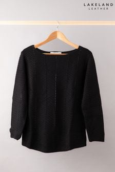 Lakeland Clothing Black Cleo Knitted Jumper (Q75786) | AED166