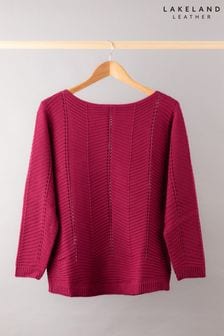 Lakeland Clothing Red Cleo Knitted Jumper (Q75789) | 148 QAR