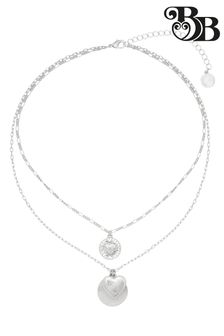 Bibi Bijoux Love Hearts Mehrreihige Halskette, Silberfarben (Q76196) | 39 €