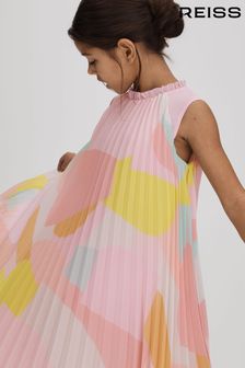 Reiss Multi Pixie Teen Pleated Ruffle Dress (Q76616) | €120