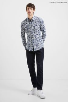 French Connection Premium Floral Long Sleeve Shirt