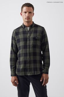 French Connection Large Gingham Flannel Long Sleeve Shirt (Q76975) | 54 €