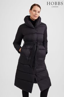 Hobbs Kathleen Puffer Black Coat (Q77125) | €121