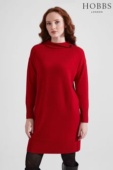 Hobbs Talia Strickkleid, Rot (Q77136) | 99 €