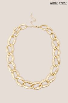 White Stuff Gold Tone Giacinta Chain Necklace (Q77263) | €31