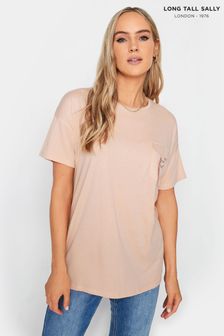 Long Tall Sally Pink Utility Pocket T-Shirt (Q77961) | $42