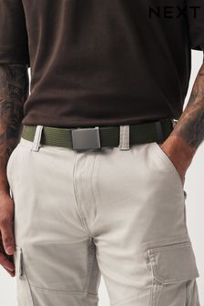 Khaki Green Canvas Belt (Q78034) | $19